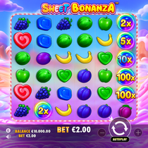 BetHall - Sweet Bonanza Slot - Gyümölcsös nyerőgép